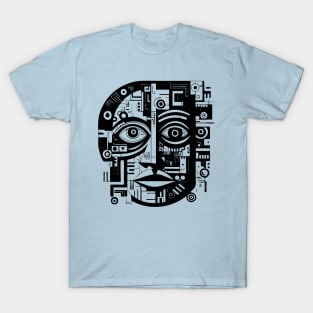 Pop Art Abstract Face T-Shirt